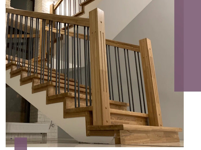 Реставрация деревянных и металлических лестниц в Гусе-Хрустальном