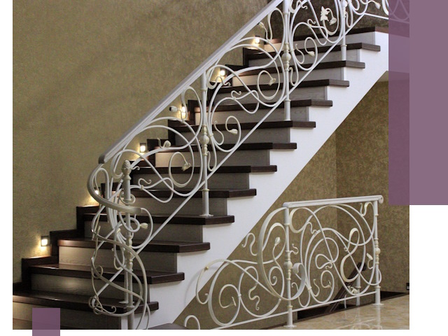Кованые лестницы под ключ в Гусе-Хрустальном — изготовление и монтаж