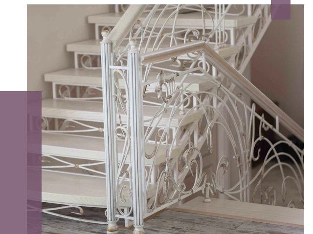 Изготовление кованых лестниц на заказ в Гусе-Хрустальном от 90933 руб. | ПРОЛЁТ-Гсь