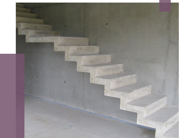 Бетонные лестницы в Гусе-Хрустальном от 19791 руб. под ключ | ПРОЛЁТ-Гсь
