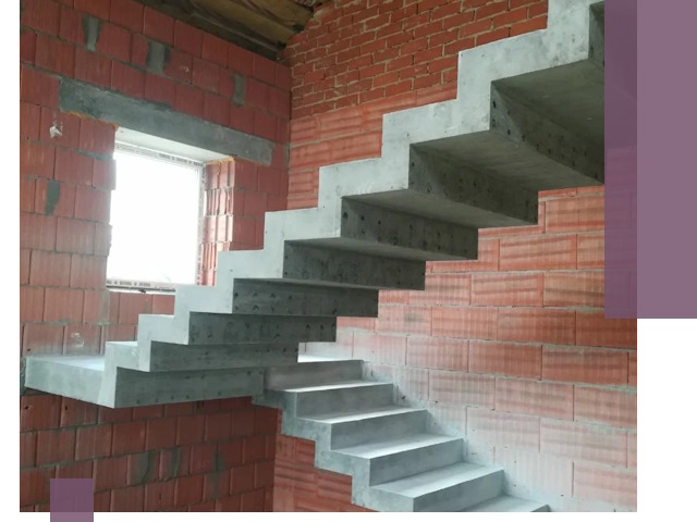 Бетонные лестницы под ключ в Гусе-Хрустальном: монтаж, демонтаж, ремонт