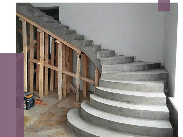 Изготовление бетонных лестниц под ключ в Гусе-Хрустальном от 20861 руб. | ПРОЛЁТ-Гсь