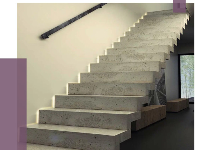 Облицовка бетонных лестниц в Гусе-Хрустальном от 4814 руб/м2 