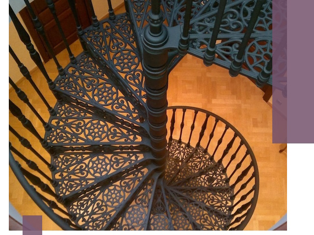 Винтовые лестницы под ключ в Гусе-Хрустальном: производство и монтаж