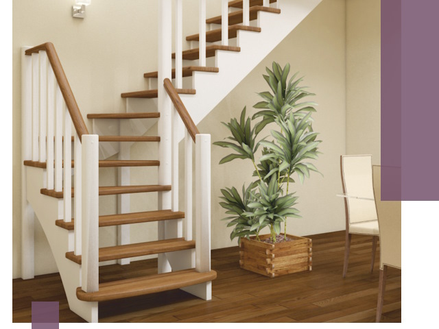 Г-образные лестницы под ключ в Гусе-Хрустальном — изготовление и монтаж