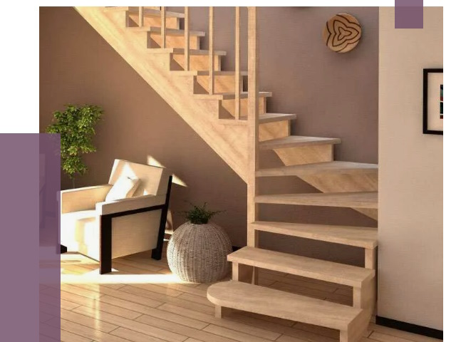 Изготовление Г-образных лестниц в Гусе-Хрустальном от 19791 руб. 