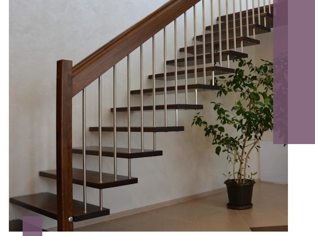 Лестницы на больцах под ключ в Гусе-Хрустальном – изготовление и монтаж