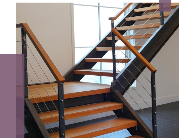 Изготовление лестниц на металлокаркасе в Гусе-Хрустальном от 19791 руб. | ПРОЛЁТ-Гсь