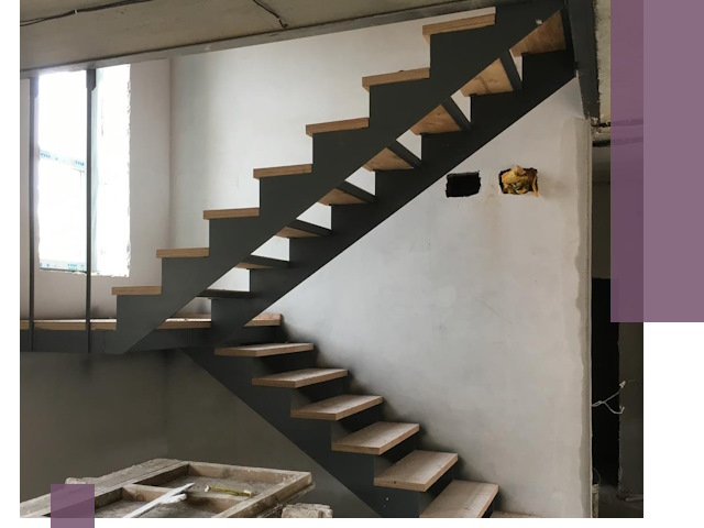 Изготовление лестниц на металлокаркасе в Гусе-Хрустальном от производителя