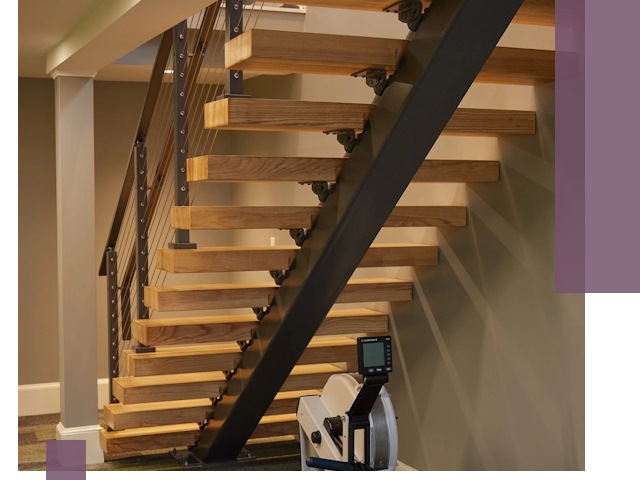 Лестницы на монокосоурах под ключ в Гусе-Хрустальном - изготовление и монтаж