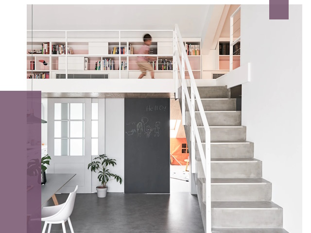 Лестницы для двухуровневой квартиры в Гусе-Хрустальном от 184541 руб. | ПРОЛЁТ-Гсь