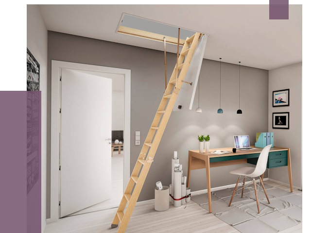 Чердачные лестницы в Гусе-Хрустальном — от 15245 руб. | ПРОЛЁТ-Гсь
