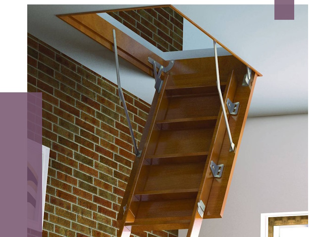 Установка чердачной лестницы в Гусе-Хрустальном от 8184 руб. | ПРОЛЁТ-Гсь