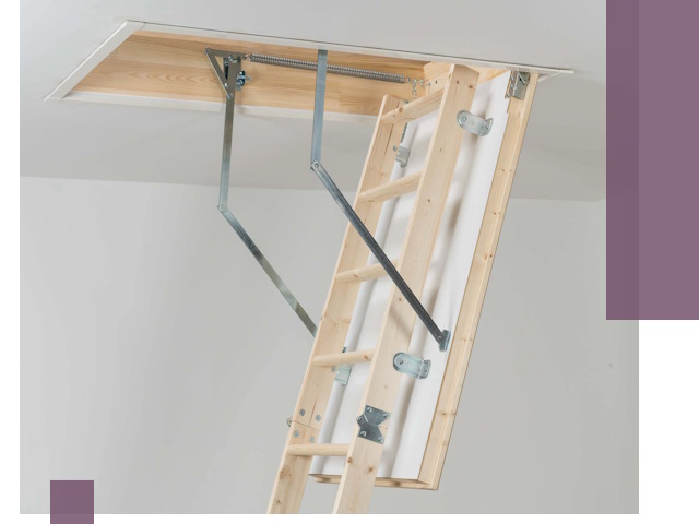 Установка чердачной лестницы под ключ в Гусе-Хрустальном