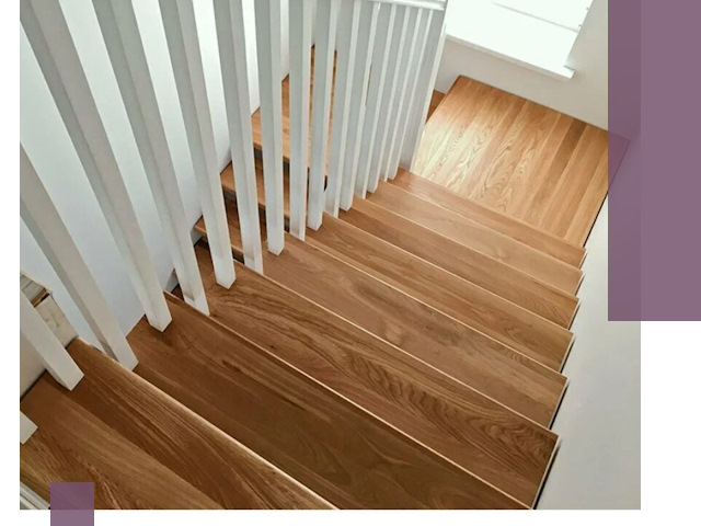 Лестницы из бука в Гусе-Хрустальном: изготовление, монтаж и демонтаж