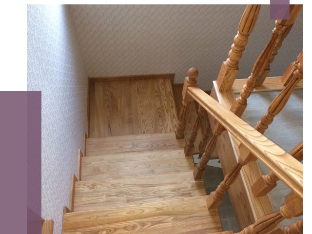 Сосновые лестницы в Гусе-Хрустальном под ключ от 8451 руб.  | ПРОЛЁТ-Гсь