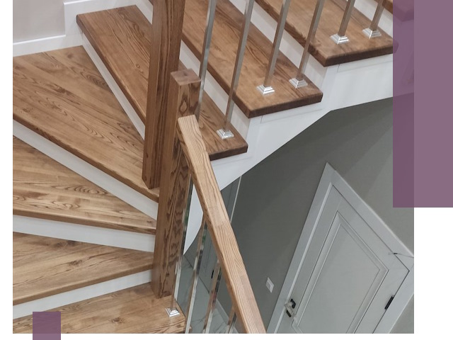 Обшивка металлических лестниц под ключ в Гусе-Хрустальном