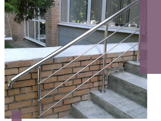 Перила из нержавеющей стали высокого качества в Гусе-Хрустальном
