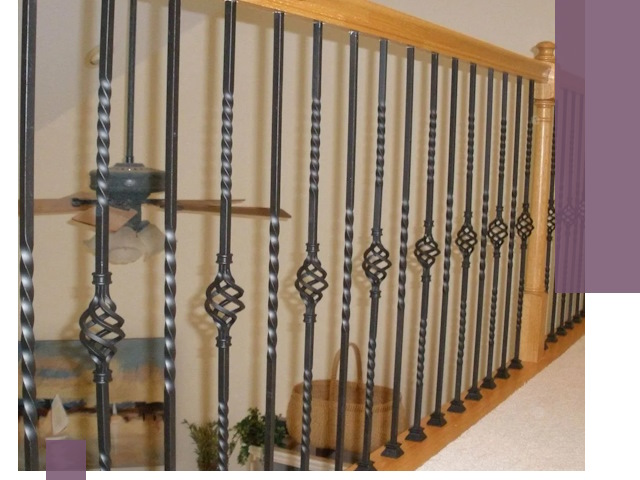 Изготовление и монтаж кованных перил в Гусе-Хрустальном под ключ