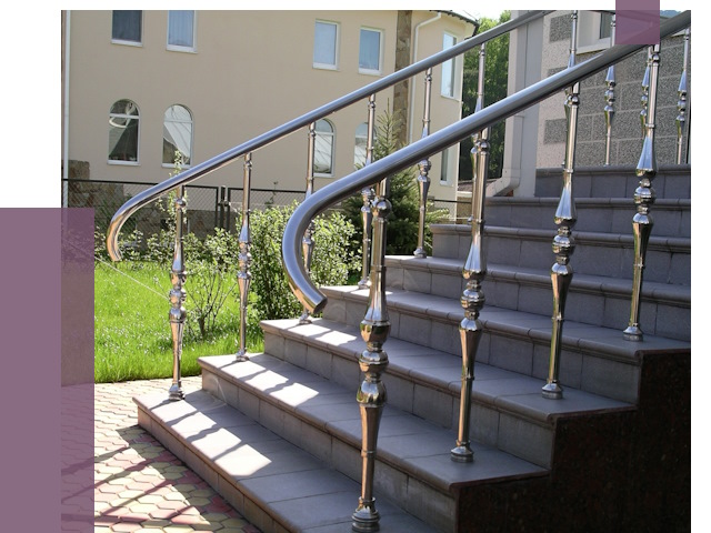 Перила для крыльца в Гусе-Хрустальном от 11233 руб. — монтаж ПРОЛЁТ-Гсь