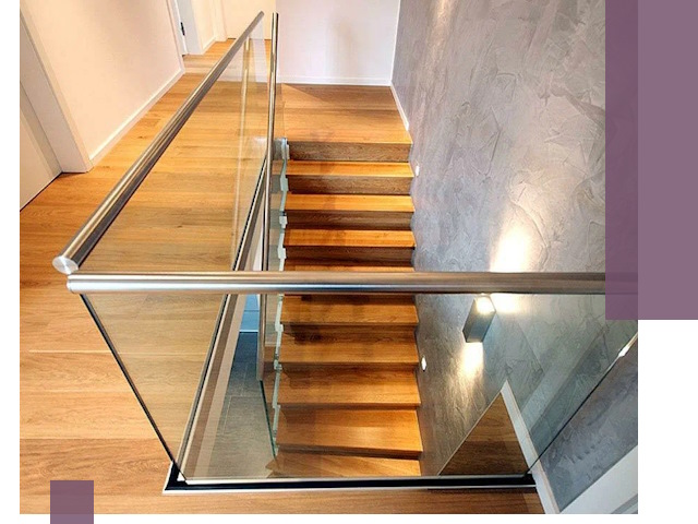 Перила для лестницы в доме — изготовление и монтаж в Гусе-Хрустальном