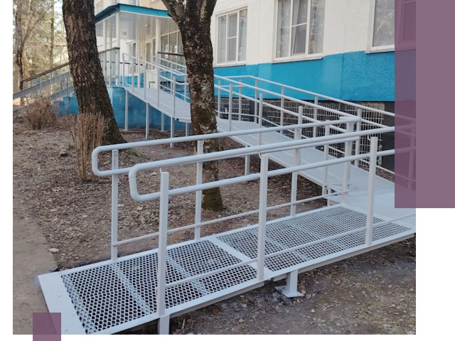 Пандусы под ключ в Гусе-Хрустальном: изготовление, монтаж и демонтаж