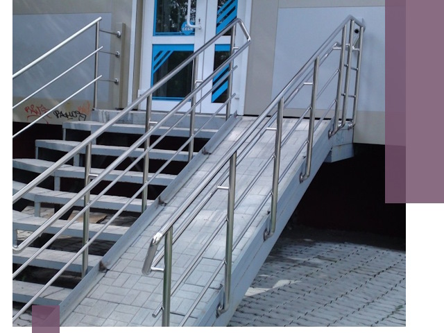 Пандус на крыльцо под ключ в Гусе-Хрустальном: монтаж и изготовление