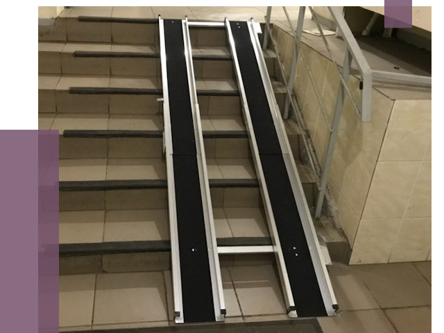 Установка пандуса в подъезд в Гусе-Хрустальном от 8344 руб. под ключ | ПРОЛЁТ-Гсь