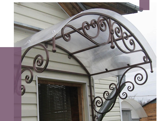 Изготовление козырьков в Гусе-Хрустальном от 7703 руб. — заказать | ПРОЛЁТ-Гсь