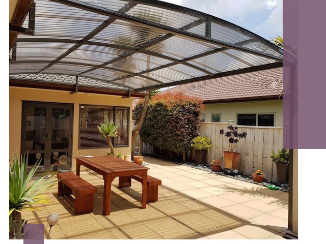 Навесы во двор под ключ в Гусе-Хрустальном — изготовление и монтаж