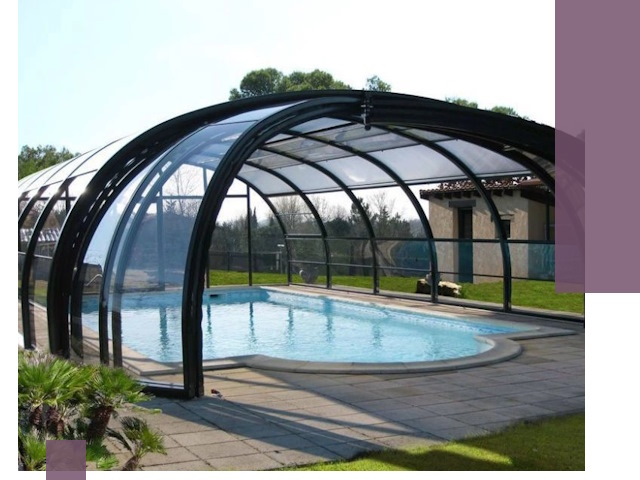 Навесы для бассейна в Гусе-Хрустальном: изготовление и монтаж под ключ