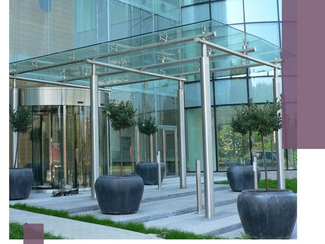 Навесы из стекла на заказ в Гусе-Хрустальном — монтаж и установка