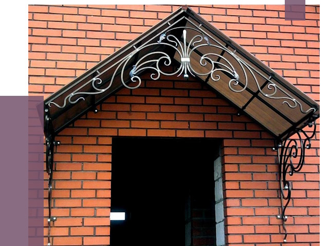 Металлические козырьки в Гусе-Хрустальном от 11179 руб. 