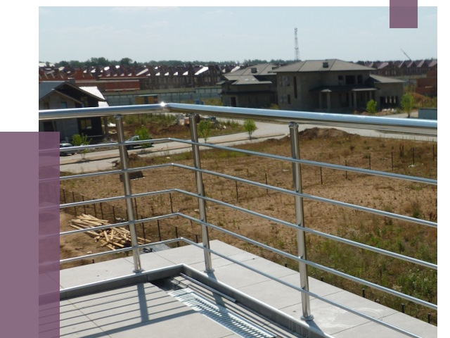 Парапеты из нержавеющей стали в Гусе-Хрустальном от 8344 руб. за м² | ПРОЛЁТ-Гсь