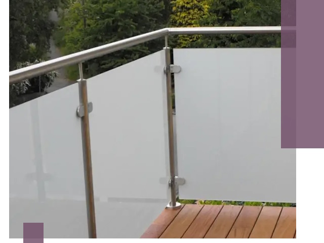 Алюминиевые парапеты для балконов и террас в Гусе-Хрустальном