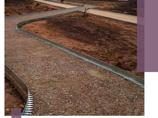 Металлические бордюры под ключ в Гусе-Хрустальном — изготовление и монтаж