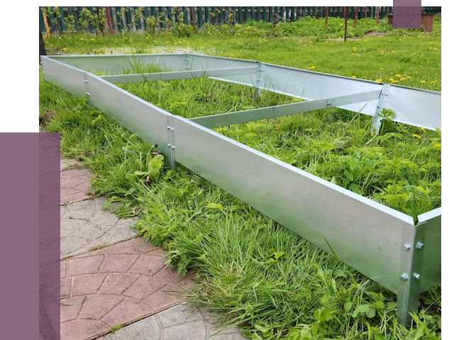Металлические бордюры для грядок в Гусе-Хрустальном от 1872 руб. 