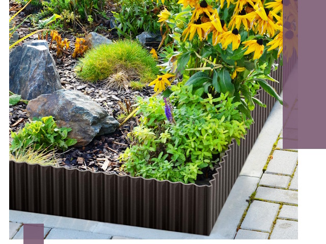 Металлические бордюры для клумб в Гусе-Хрустальном — производство и монтаж