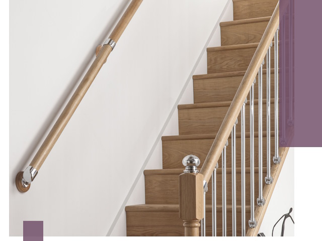 Пристенные поручни из стали и нержавейки под монтаж в Гусе-Хрустальном