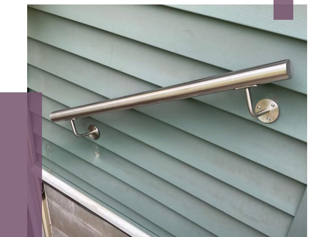 Поручни из нержавеющей стали в Гусе-Хрустальном от 8024 руб.  | ПРОЛЁТ-Гсь